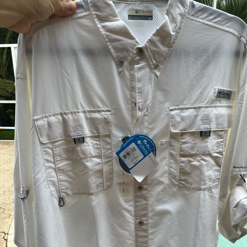 Columbia fishing shirt long sleeve